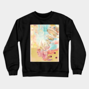 Figment - Manual and digital collage Crewneck Sweatshirt